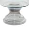 14&#x22; Clear Glass Traditional Candle Holder